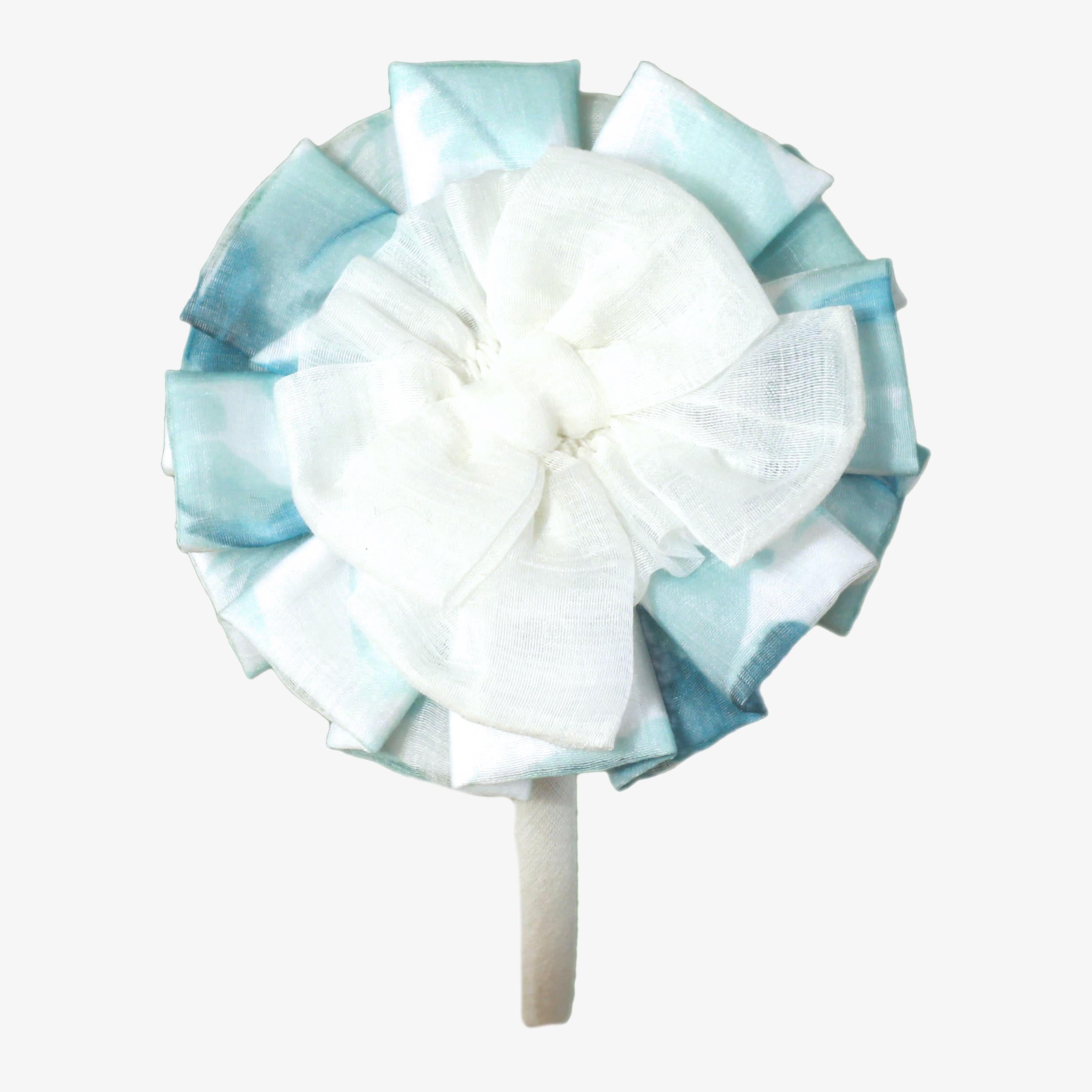 Diadema/Pinza Azul Verdoso Miranda 248 - La boutique de AyA Miranda