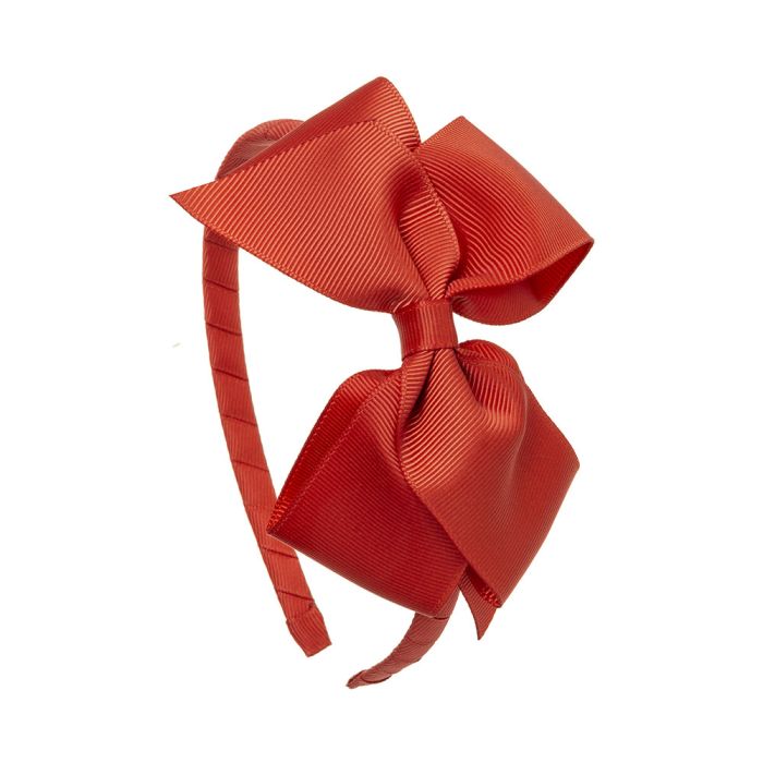 Diadema lazo mariposas puntas grosgrain Caldera Siena - La boutique de AyA Siena