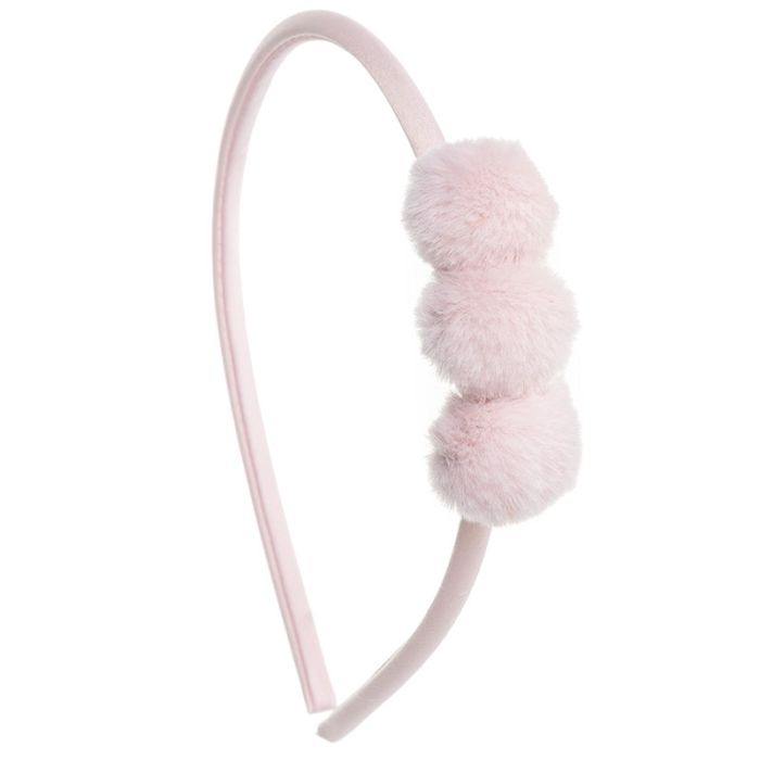 Diadema suave con 3 pompones extra soft Siena - La boutique de AyA Siena