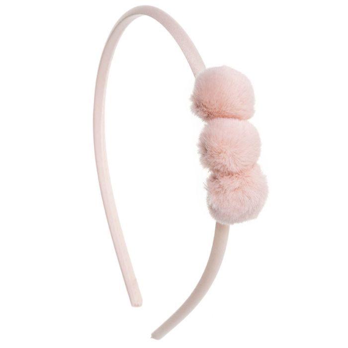 Diadema suave con 3 pompones extra soft Siena - La boutique de AyA Siena