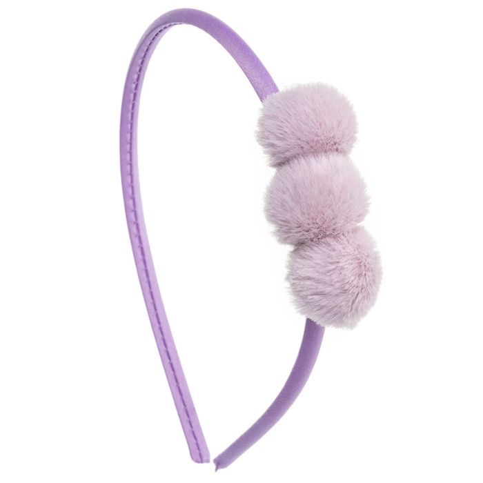 Diadema suave con 3 pompones extra soft Siena - La boutique de AyA Siena