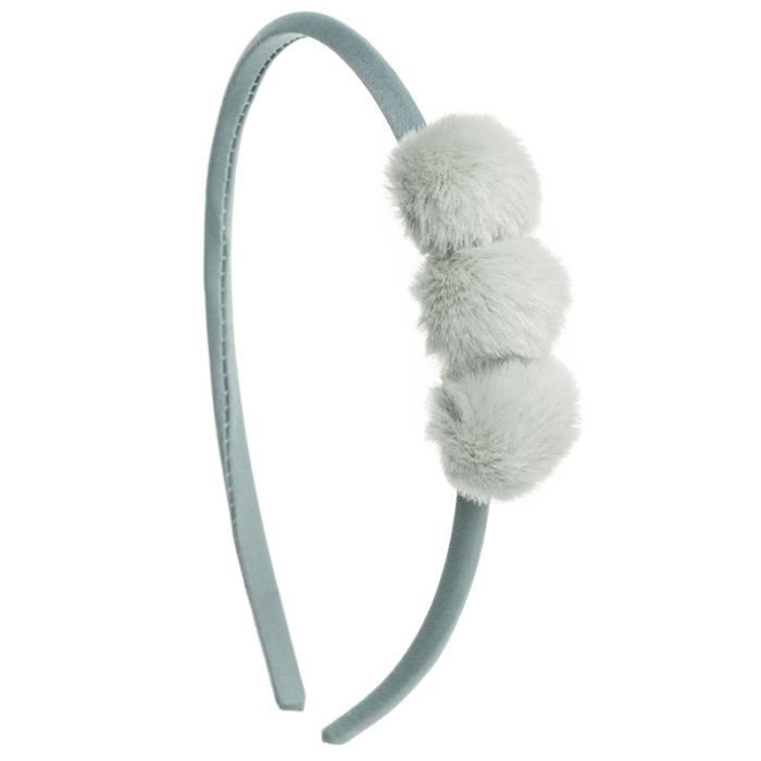 Diadema suave con 3 pompones extra soft Siena - La boutique de AyA Siena