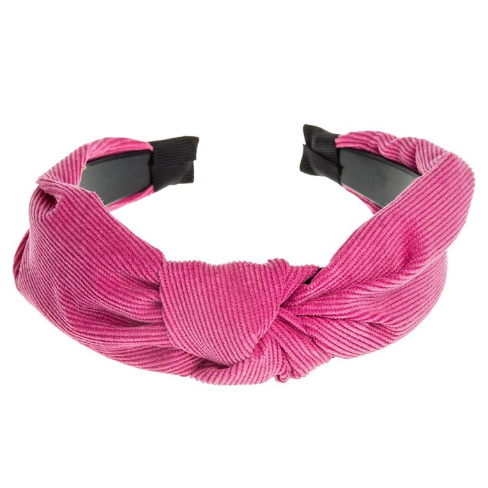 Diadema nudo Fucsia de micropana anudada - La boutique de AyA Siena
