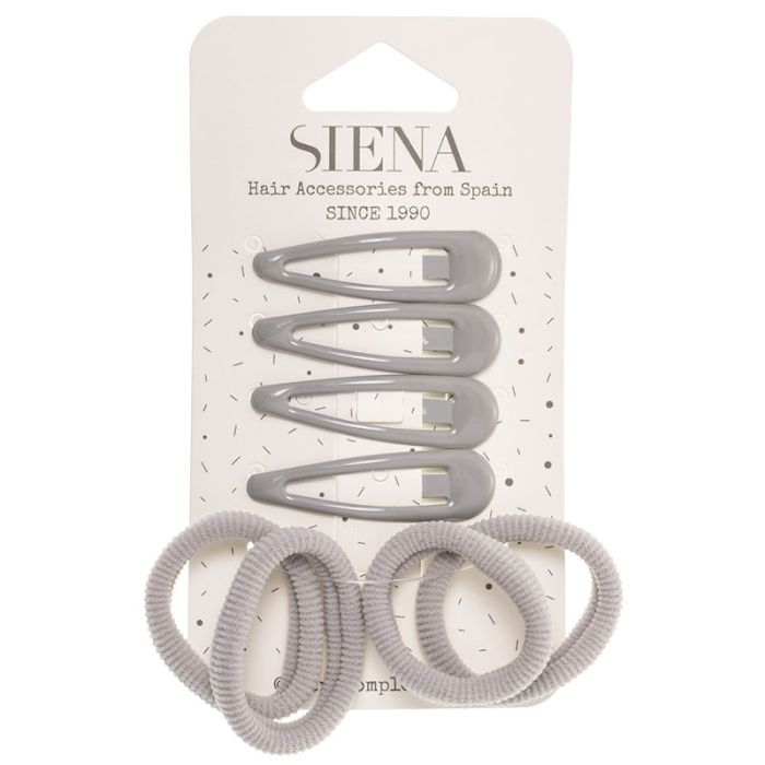 Pack 4 clips + 4 coleteros color Siena - La boutique de AyA Siena