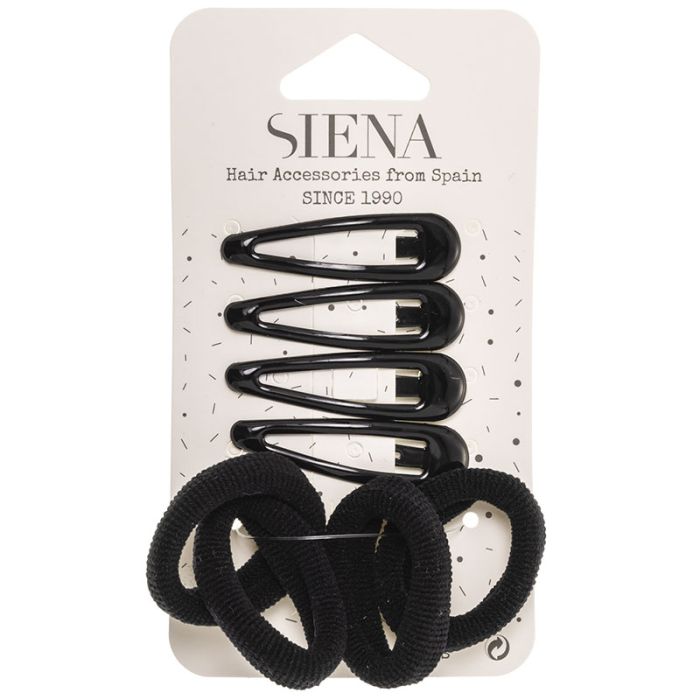 Pack 4 clips + 4 coleteros color Siena - La boutique de AyA Siena