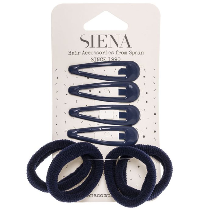 Pack 4 clips + 4 coleteros color Siena - La boutique de AyA Siena