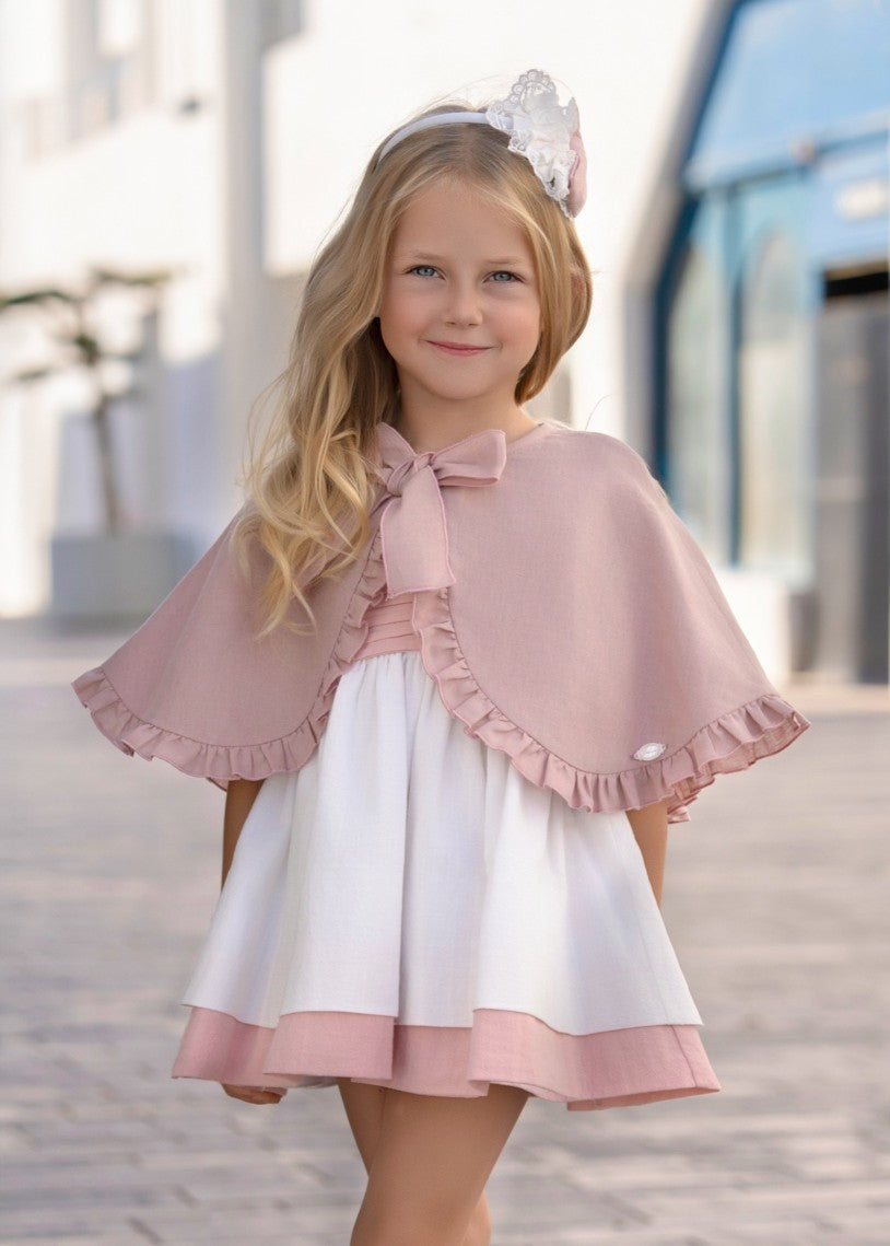 Capa Infantil Miranda Rosa – Complemento de Ceremonia para Niña | La Boutique de AyA 206