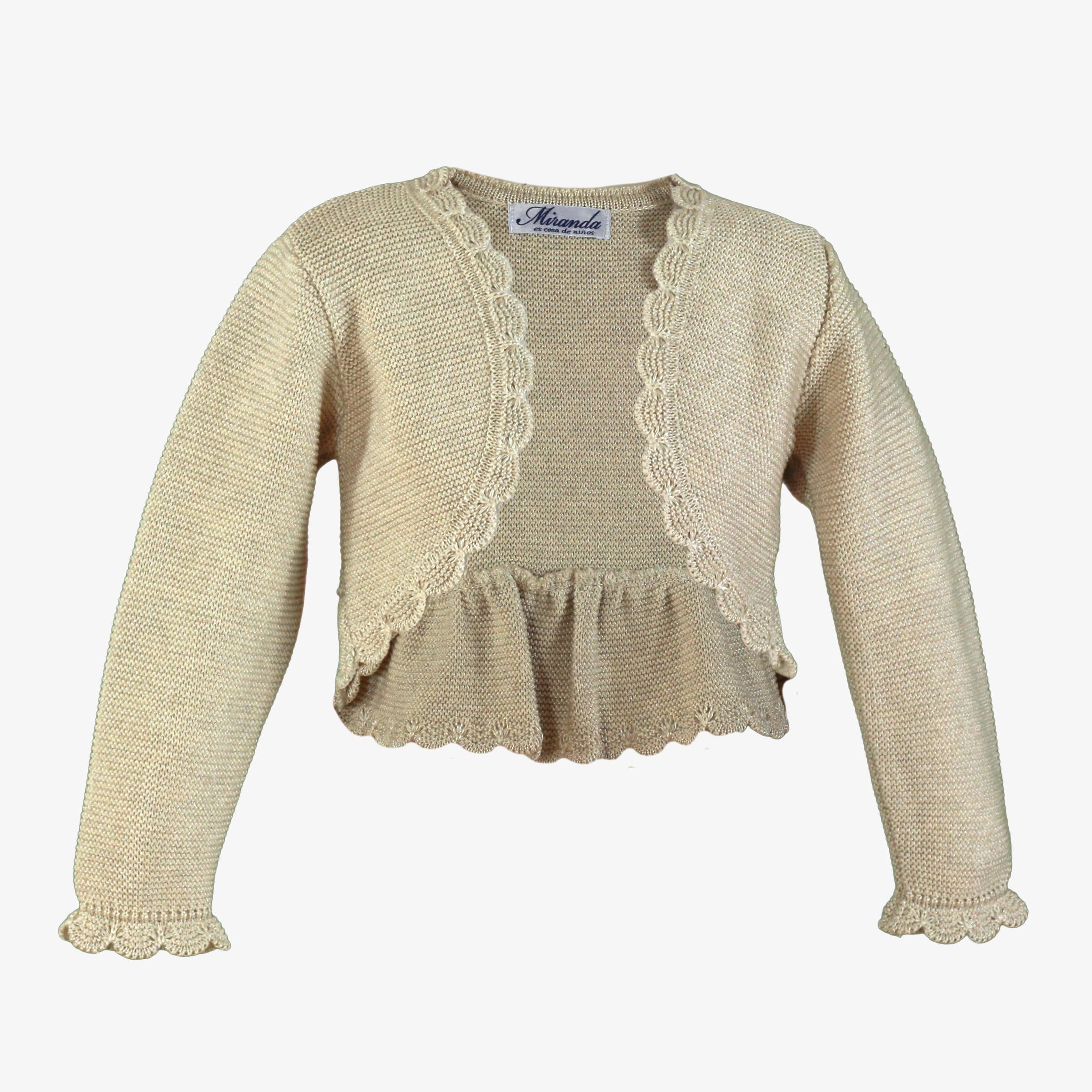 Rebeca punto infantil niña beige vigore 206 - La boutique de AyA Miranda