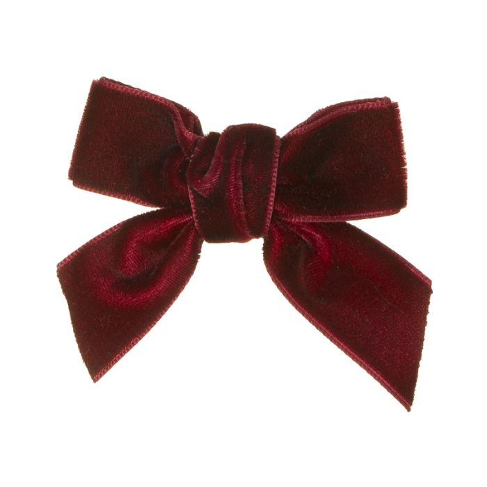 Lacito de terciopelo 6 cm. con pinza pico-pato Siena - La boutique de AyA Siena