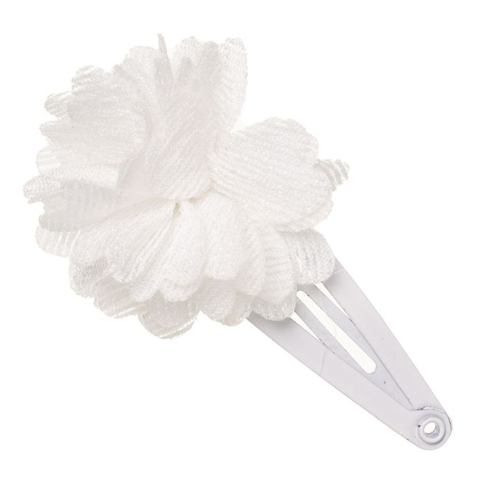 Clip ranita con florecita de bambula Siena - La boutique de AyA Siena