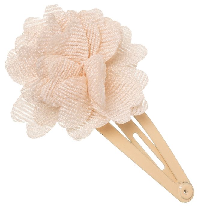 Clip ranita con florecita de bambula Siena - La boutique de AyA Siena