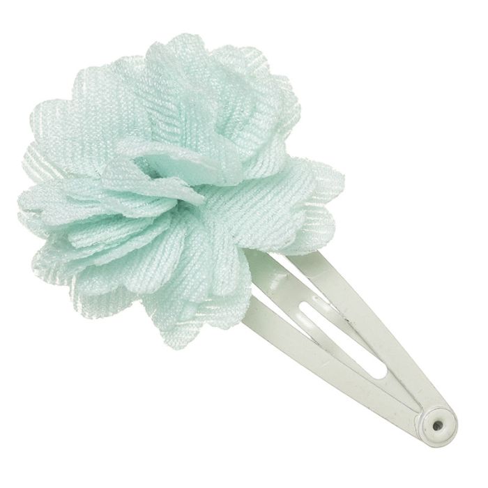 Clip ranita con florecita de bambula Siena - La boutique de AyA Siena