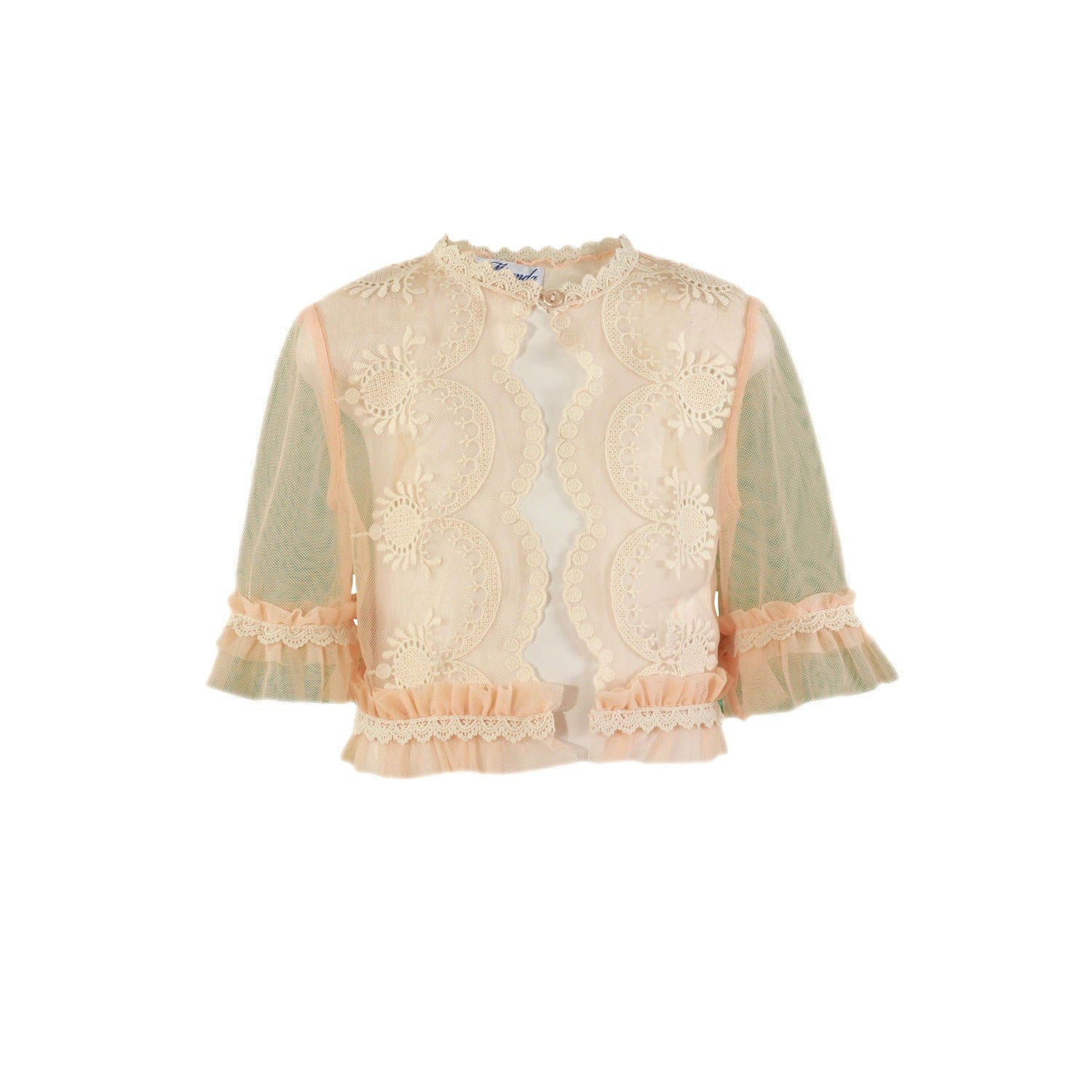 Chaqueta infantil niña salmon claro Miranda 0221 - La boutique de AyA