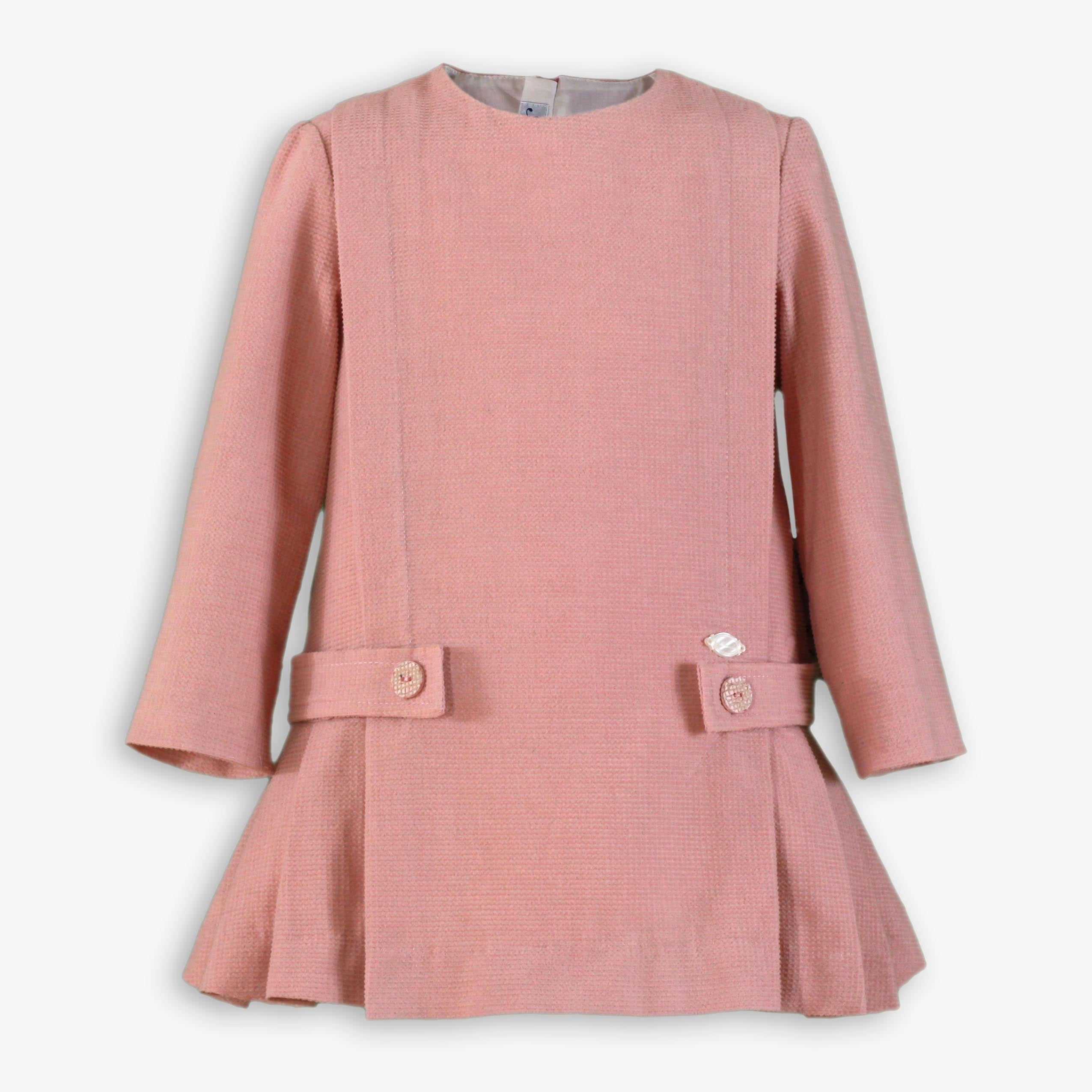 Vestido infantil niña rosa palo Miranda 0225