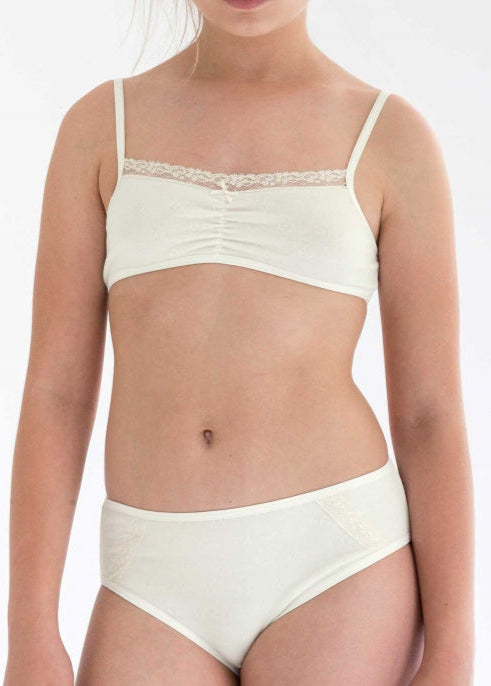 Top y braguita corazones crudo 2343 - La boutique de AyA La Boutique de AyA