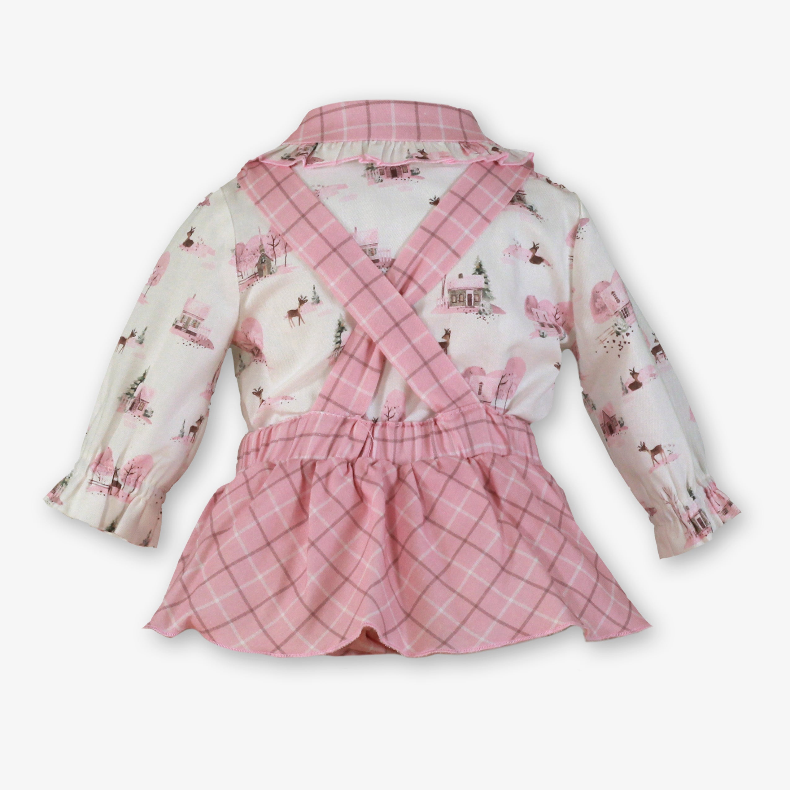 Camisa pichi bebe niña rosa Miranda 0024 - La boutique de AyA Miranda
