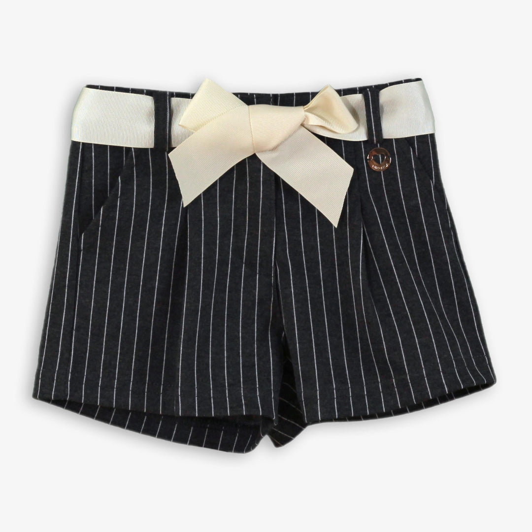 Conjunto short niña infantil gris oscuro MIRANDA 0247 - La boutique de AyA Miranda