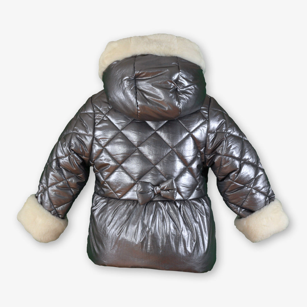 Parka infantil niña gris Miranda 0247