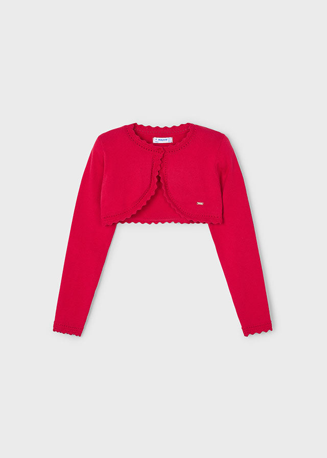Bolero tricot basico Roja Mayoral 320 - La boutique de AyA Mayoral