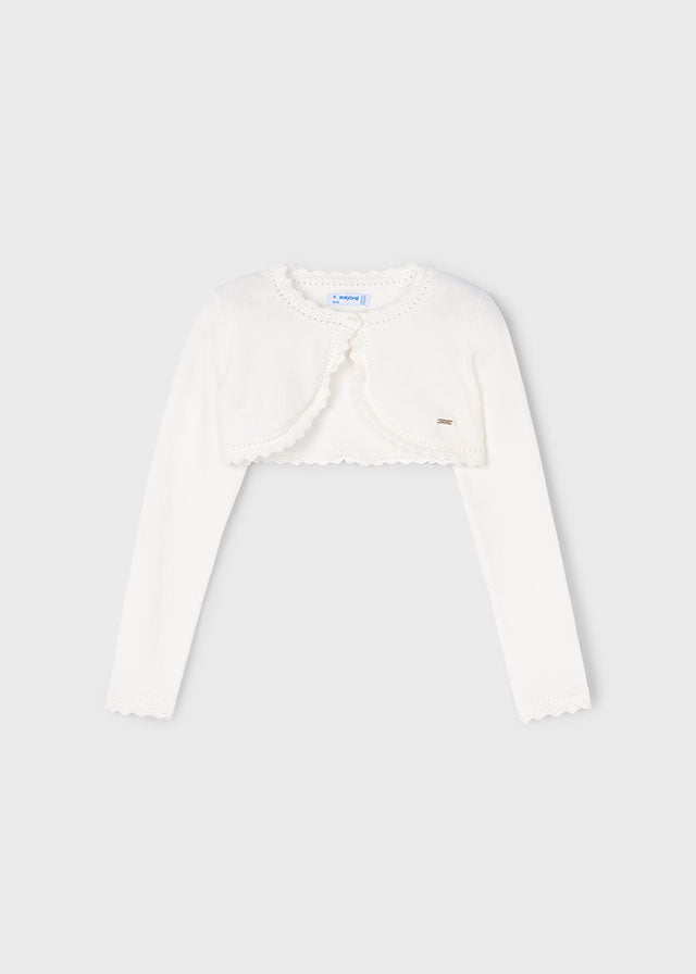 Bolero tricot basico Crudo Mayoral 320