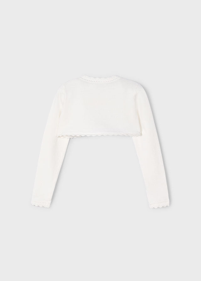 Bolero tricot basico Crudo Mayoral 320