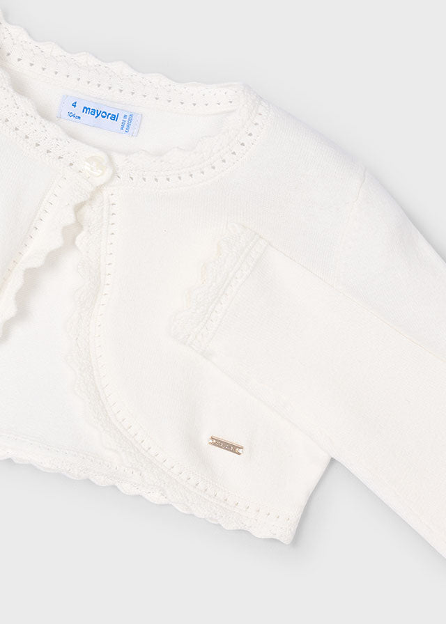 Bolero tricot basico Crudo Mayoral 320