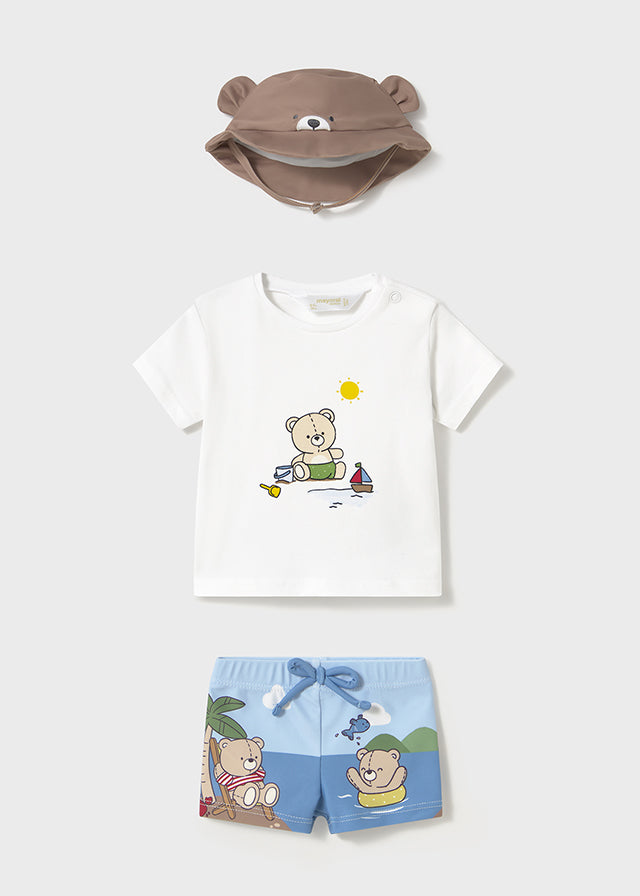 Conjunto baño 3 piezas protección solar Mayoral 01618-071 - La boutique de AyA Mayoral NewBorn