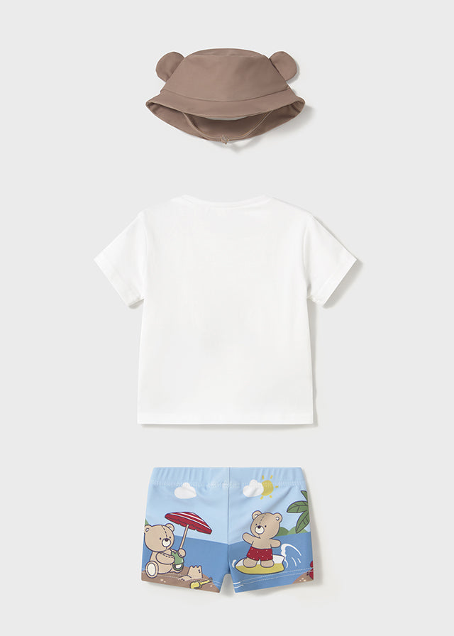 Conjunto baño 3 piezas protección solar Mayoral 01618-071 - La boutique de AyA Mayoral NewBorn