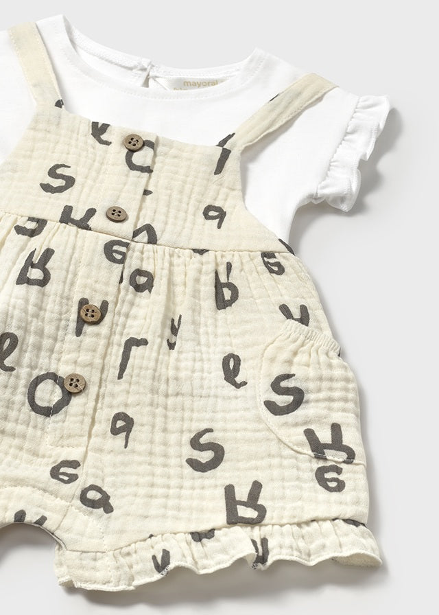 Conjunto peto y camiseta Mayoral 1662 - La boutique de AyA Mayoral