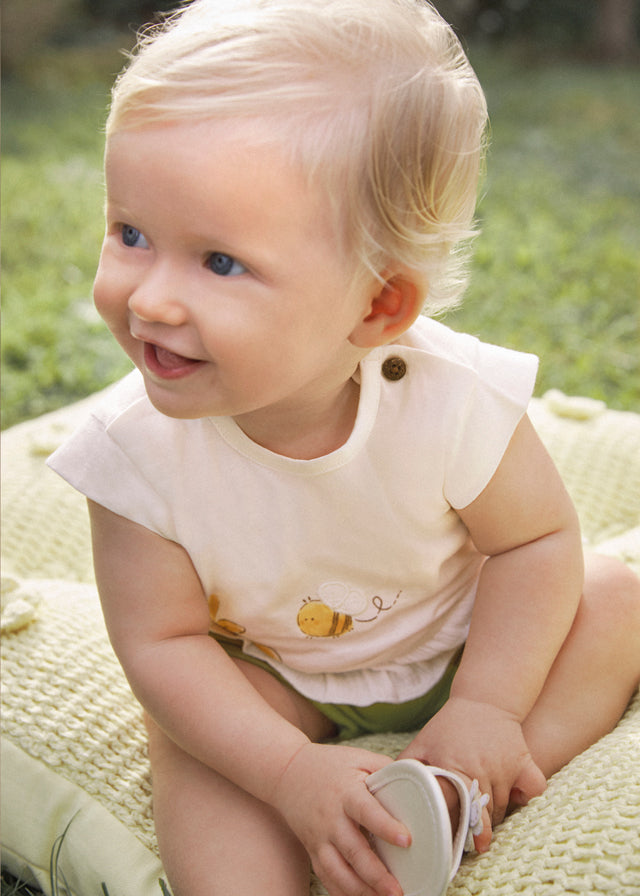 Conjunto 4 piezas estampado verde oliva Mayoral 1664 - La boutique de AyA Mayoral