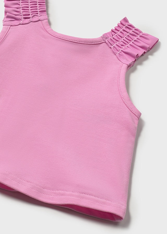 Conjunto 3 piezas baño pajarito rosa protección solar Mayoral 1668 - La boutique de AyA Mayoral