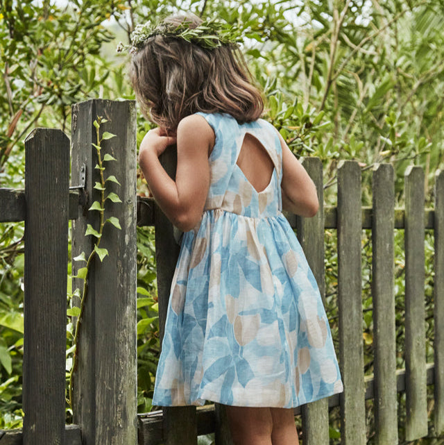 Vestido Lino Cielo Mayoral 3913 - La boutique de AyA Mayoral