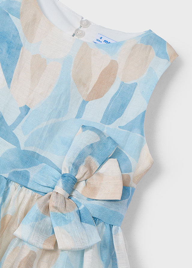 Vestido Lino Cielo Mayoral 3913 - La boutique de AyA Mayoral