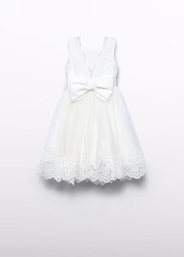 Besticktes Tüllkleid Creme 5033 Abel y Lula