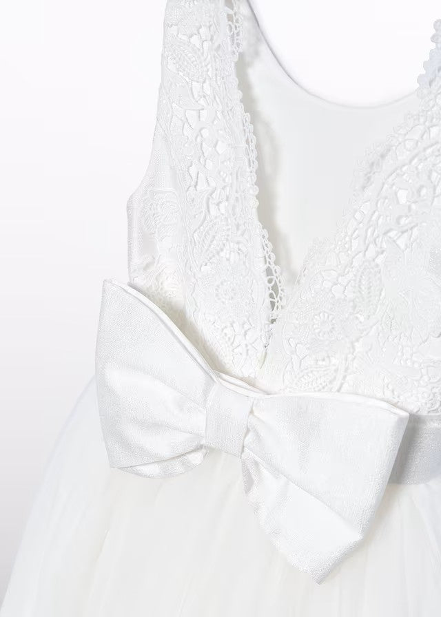 Besticktes Tüllkleid Creme 5033 Abel y Lula
