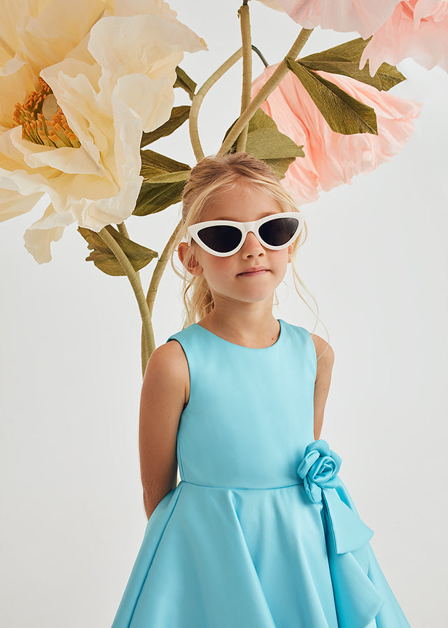 Vestido Mikado Volante 5070 Abel y Lula - La boutique de AyA Abel y Lula