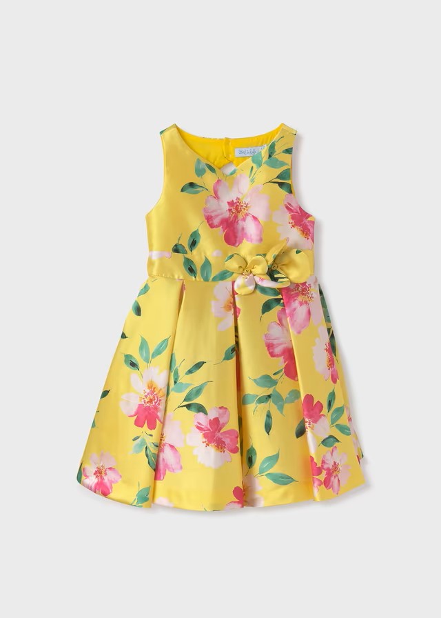 Vestido mikado estampado 5093 - La boutique de AyA Abel y Lula