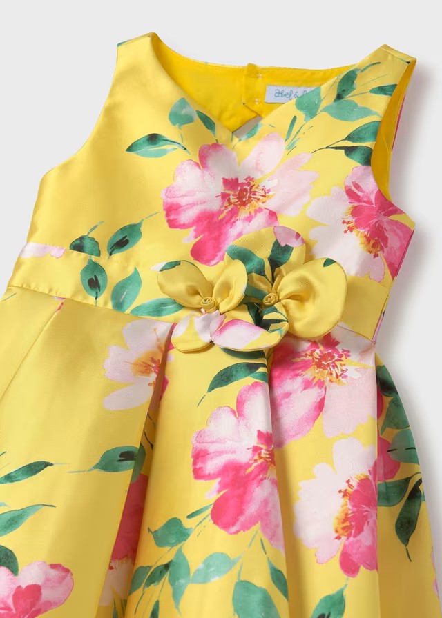 Vestido mikado estampado 5093 - La boutique de AyA Abel y Lula