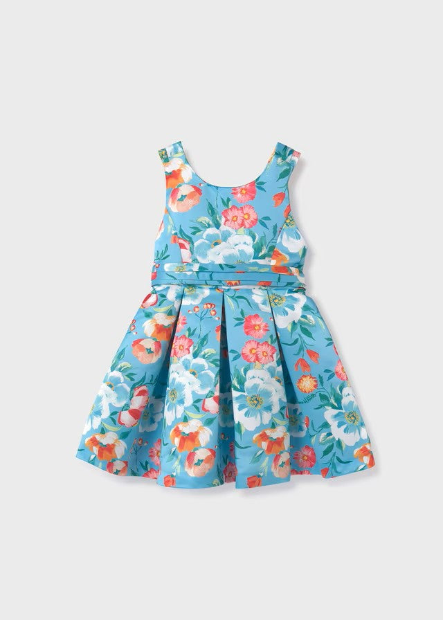 Bedrucktes Satin-Kleid 5096 Abel y Lula