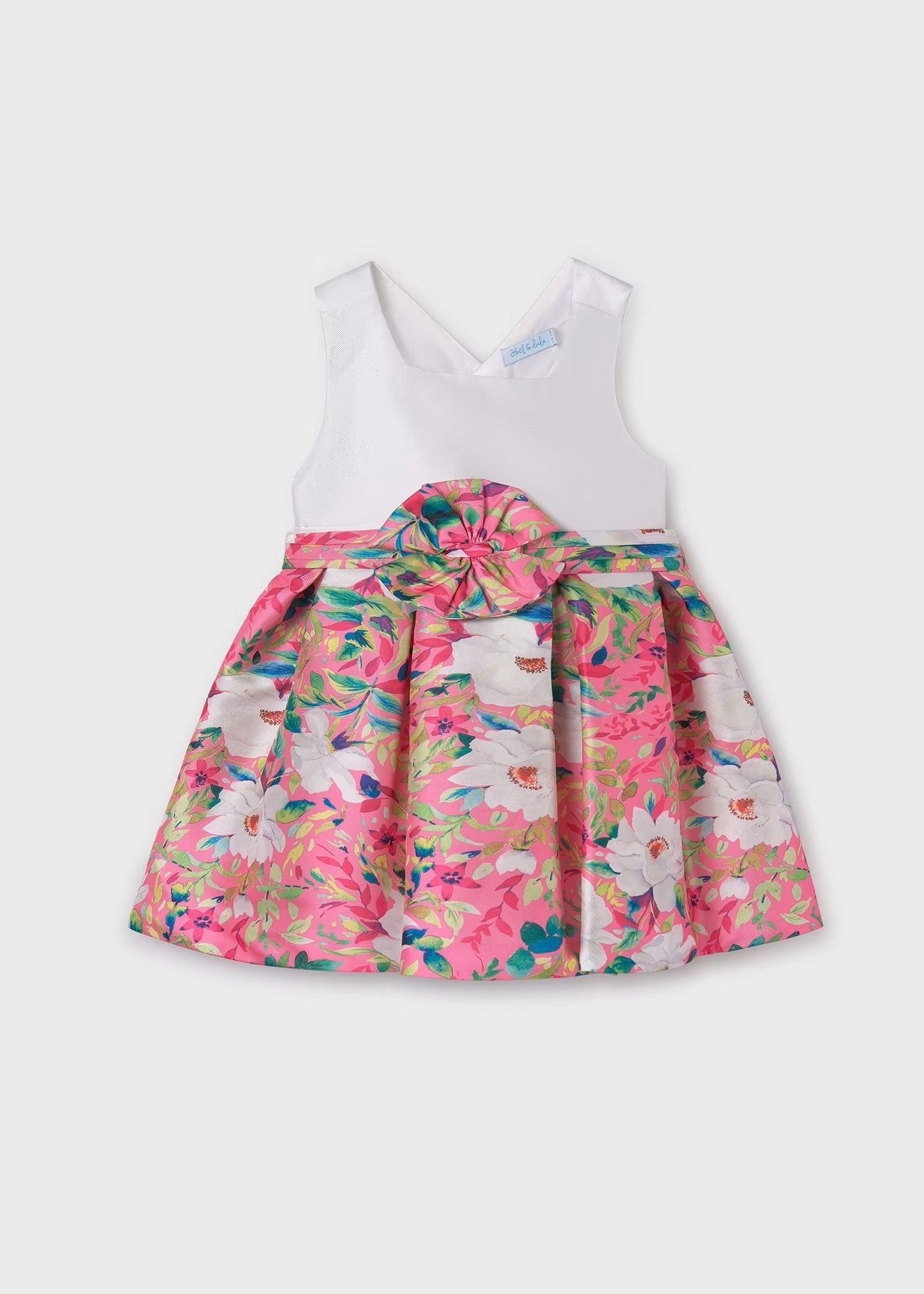 Vestido mikado combinado 05165 Abel y Lula - La boutique de AyA Abel y Lula