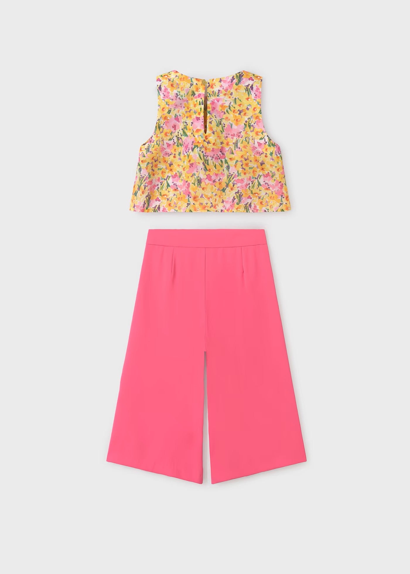 Conj. pantalon fucsia largo crepe Abel y Lula 05251 - La boutique de AyA Abel y Lula