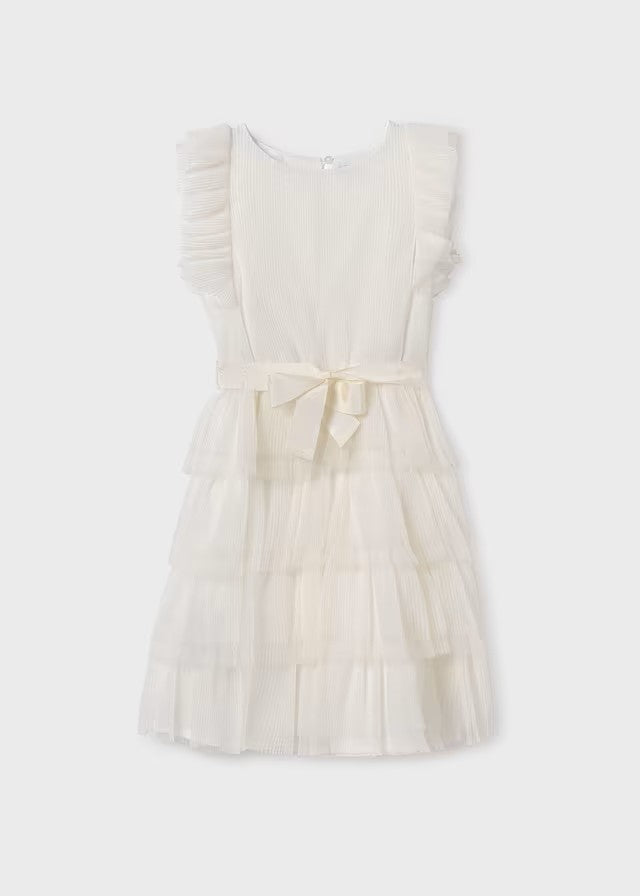 Vestido tul Crudo Mayoral 06994-006