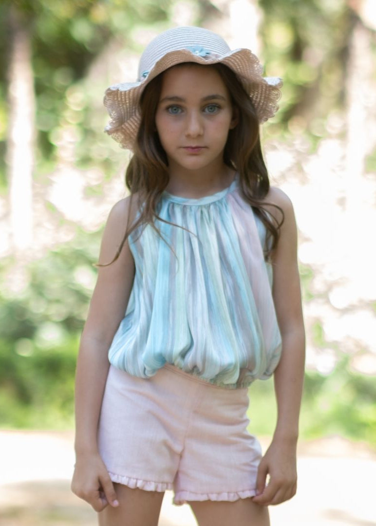 Conjunto blusa y short niña en Nekenia 2521002