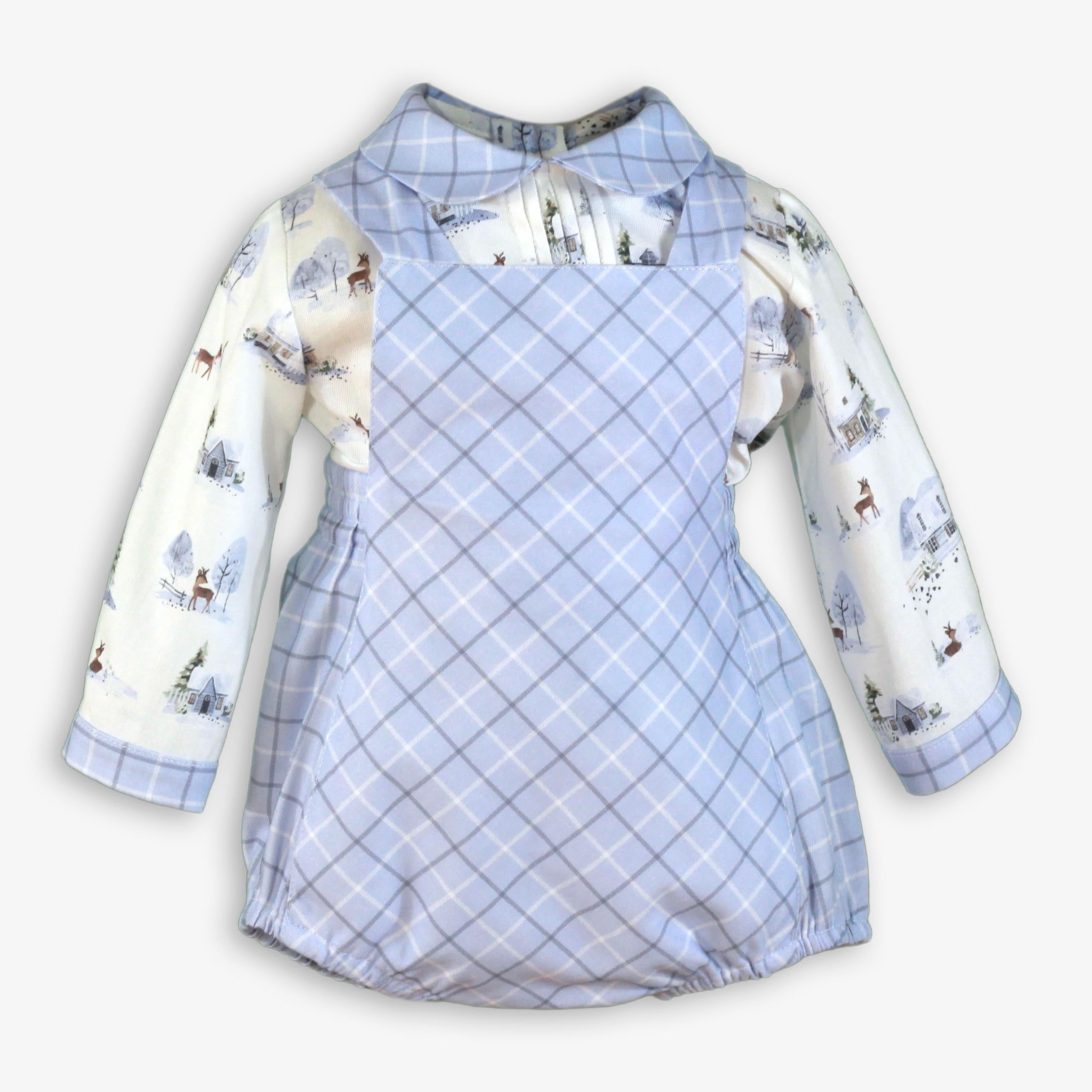 Conjunto bebe niño celeste Miranda 0025 - La boutique de AyA Miranda