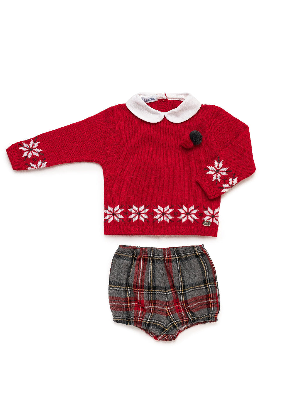 Conjunto pantalon estrella rojo JULIANA 25585 - La boutique de AyA Juliana