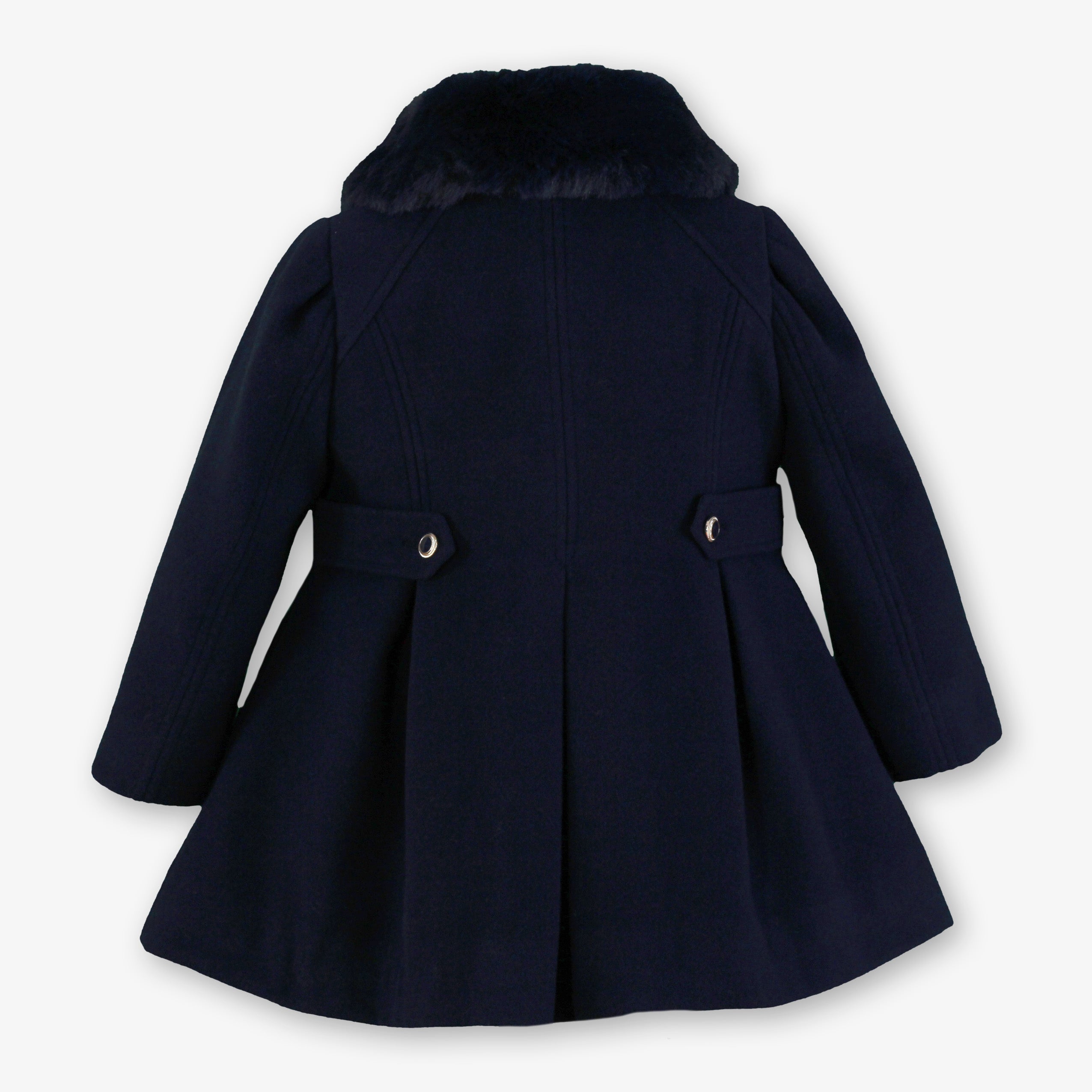 Abrigo Elegante Azul Marino para niña 0258