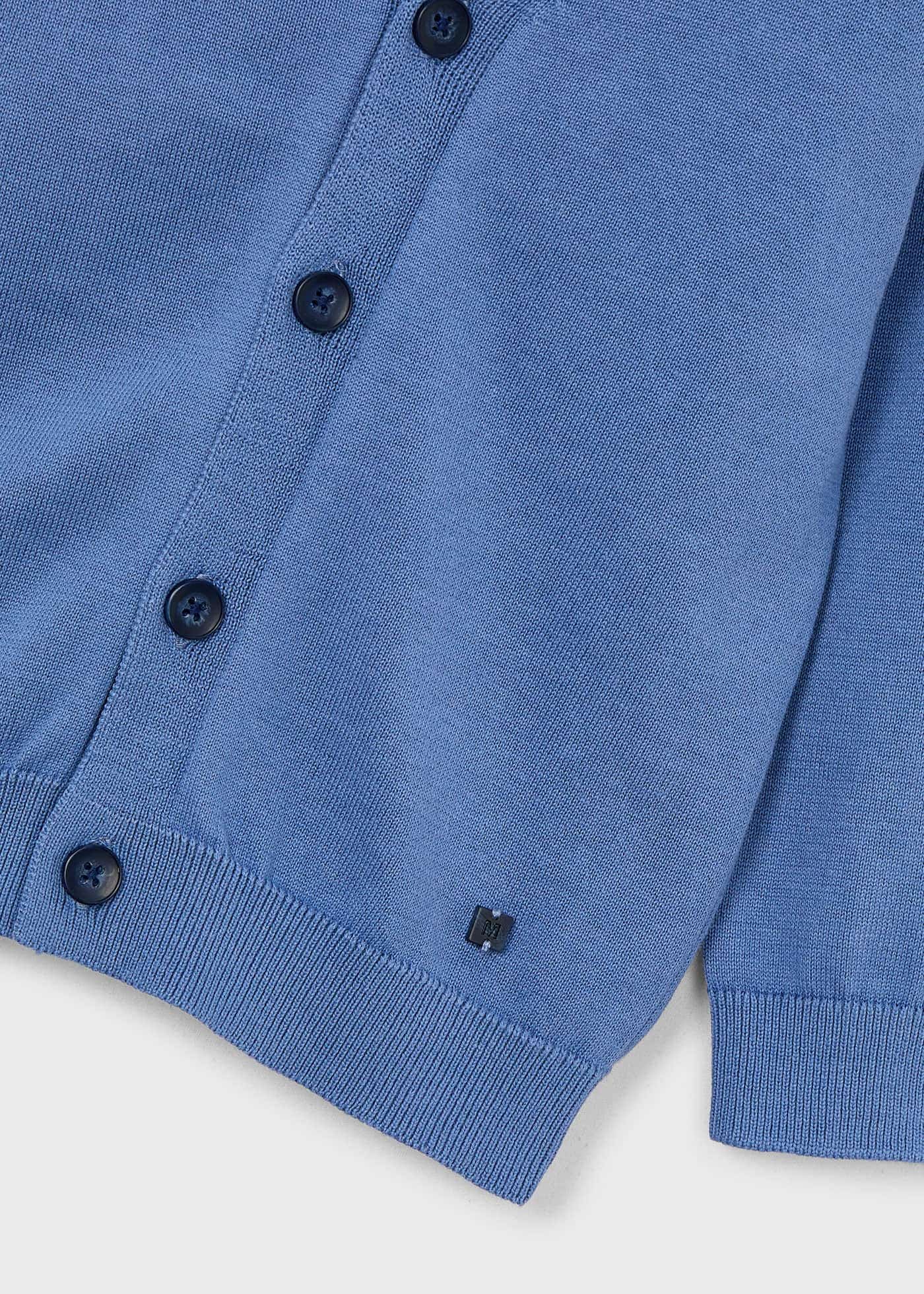 Cardigan tricot azul niño 03381