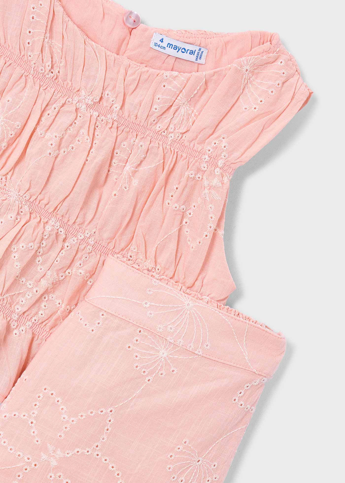 Conjunto pantalon largo bordado 03592-077