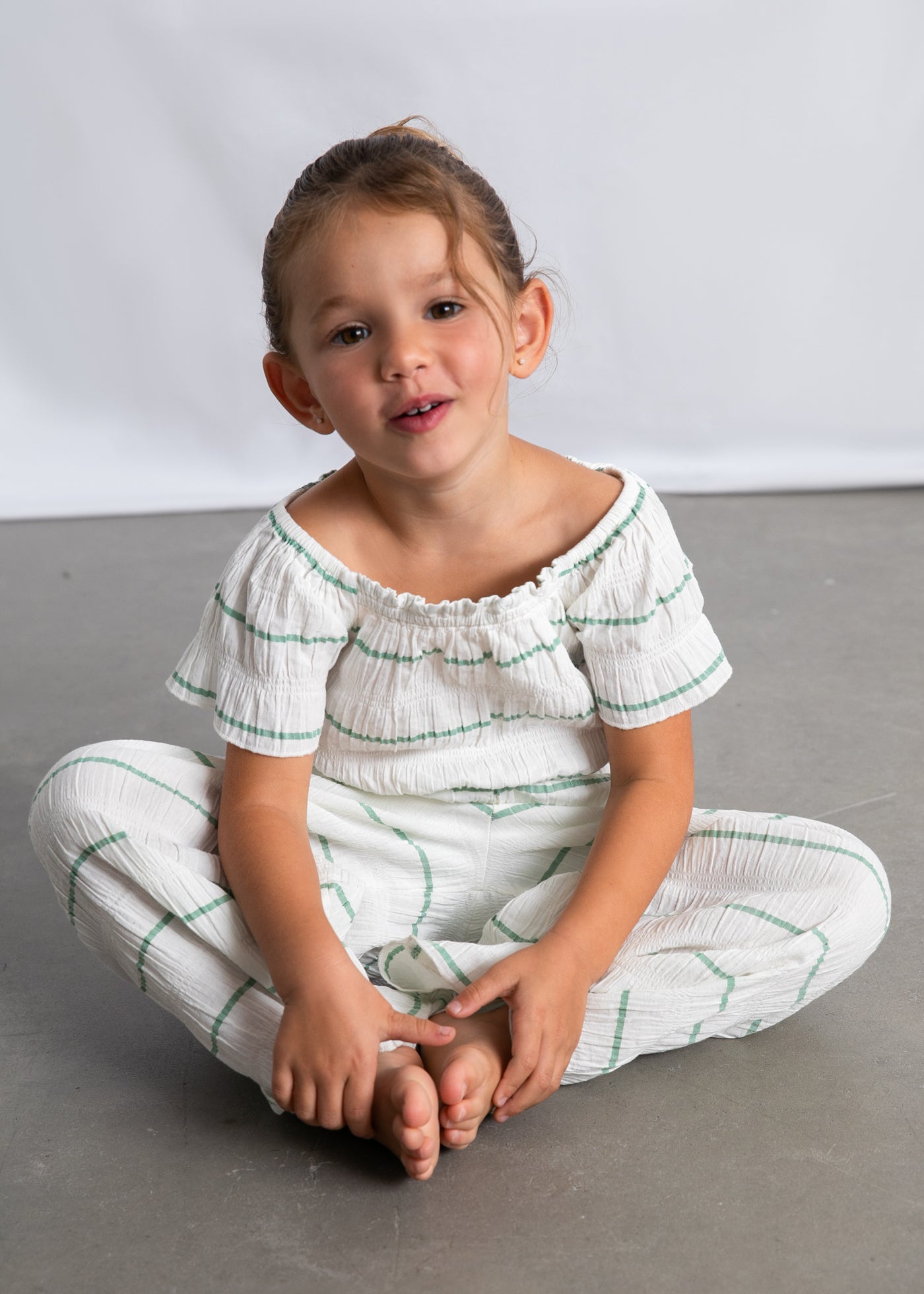 Conj. pantalon largo rayas 03593-058