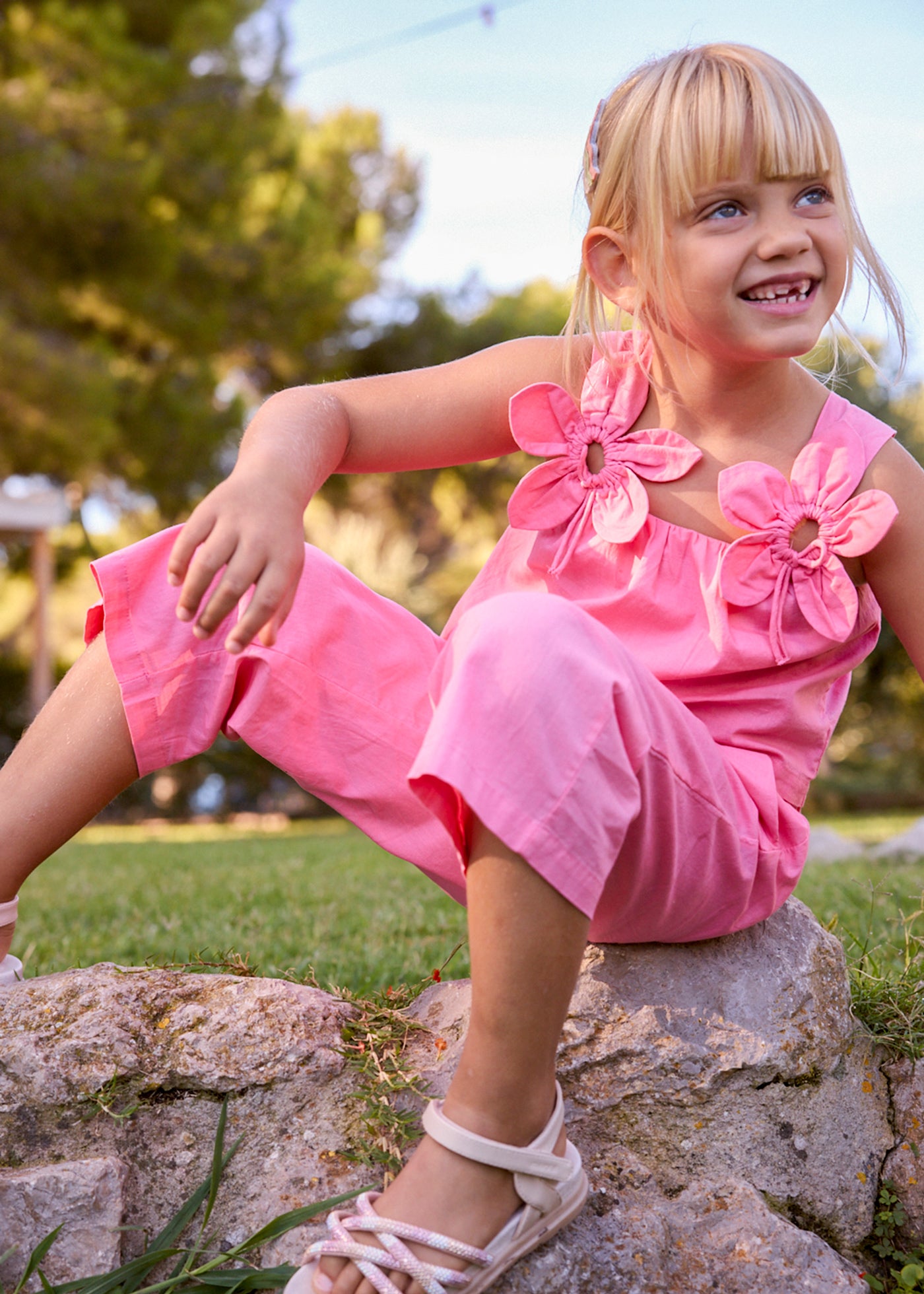 Conj. pantalon largo aplique 03596-010